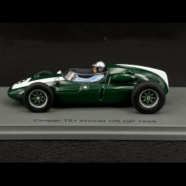 Bruce McLaren Cooper T51 n°9 Sieger GP US 1959 1/43 Spark S8040