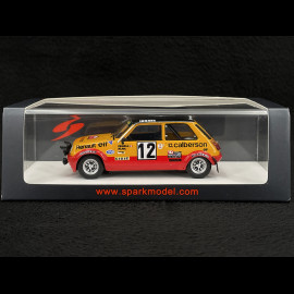 Renault 5 Alpine GT2 n°12 3. Rallye Monte Carlo 1978 1/43 Spark S6035