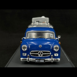 Mercedes-Benz Transporter with Mercedes-Benz 300 SLR 1955 and Figurine Alfred Neubauer 1/43 Schuco 450376800