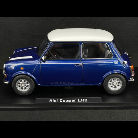 Mini Cooper LHD 1992 Metallic Blue / White 1/12 KK Scale KKDC120053L