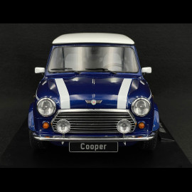 Mini Cooper LHD 1992 Metallic Blue / White 1/12 KK Scale KKDC120053L