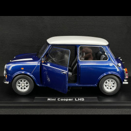 Mini Cooper LHD 1992 Metallicblau / Weiß 1/12 KK Scale KKDC120053L
