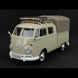 Volkswagen Transporter Bulli T1 Pickup Pläne 1950 sandbeige AfrikaKorps 1/24 MotorMax 79553B