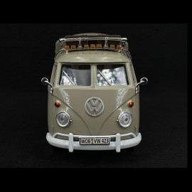 Volkswagen Transporter Combi T1 Pickup Tarpaulin 1950 sand beige AfrikaKorps 1/24 MotorMax 79553B