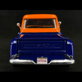 Chevrolet Chevy 5100 Stepside 1955 Gulf Orange / Blau 1/24 MotorMax 79651