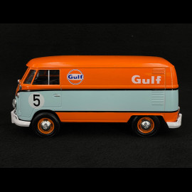 Volkswagen Transporter Bulli T1 Gulf 1964 Orange / Blau 1/24 MotorMax 79649