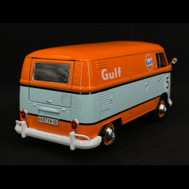 Volkswagen Transporter Bulli T1 Gulf 1964 Orange / Blau 1/24 MotorMax 79649