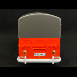 Volkswagen Transporter Bulli T1 Pickup Pläne Schneepflug 1950 Orange 1/24 MotorMax 75593