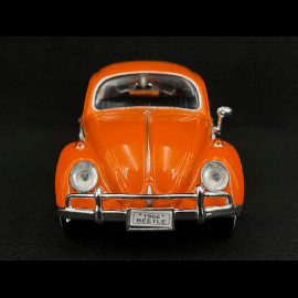 Volkswagen Beetle 1966 Orange / White 1/24 MotorMax 79558