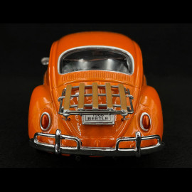 Volkswagen Beetle 1966 Orange / White 1/24 MotorMax 79558