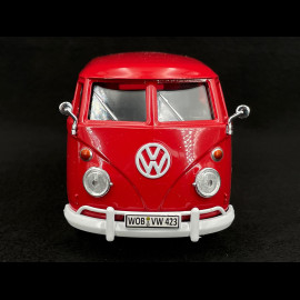 Volkswagen Transporter Combi T1 Pickup 1950 Red 1/24 MotorMax 79343A