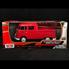 Volkswagen Transporter Bulli T1 Pickup 1950 Rot 1/24 MotorMax 79343A