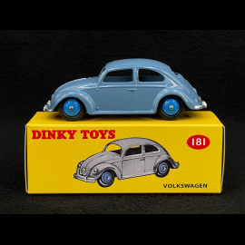 Volkswagen Beetle 1954 Grey Blue 1/43 Norev Dinky Toys 181