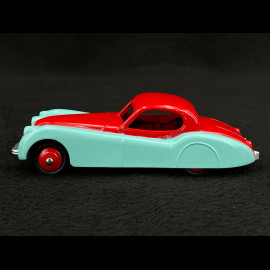 Jaguar XK120 Coupé 1954 Blue / Red 1/43 Norev Dinky Toys 157B
