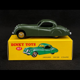 Jaguar XK120 Coupé 1954 Racing Green 1/43 Norev Dinky Toys 157G