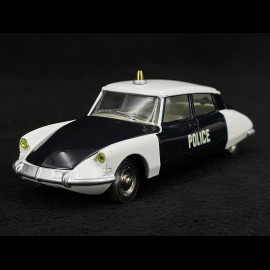 Citroen DS 19 Police 1959 White / Black 1/43 Norev Dinky Toys NT501