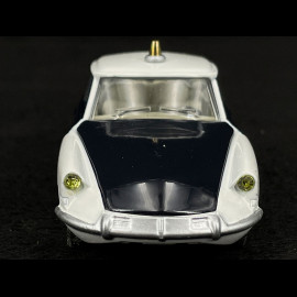 Citroen DS 19 Police 1959 White / Black 1/43 Norev Dinky Toys NT501