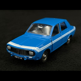 Renault 12 Gordini 1972 Blue / White 1/43 Norev Dinky Toys 1424G