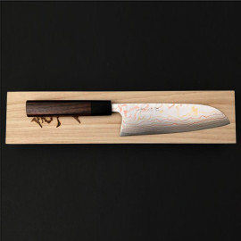 Messer Kasumi Rainbow made by Takeshi Saji Santoku mehrwertig 18 cm Chroma SJ04