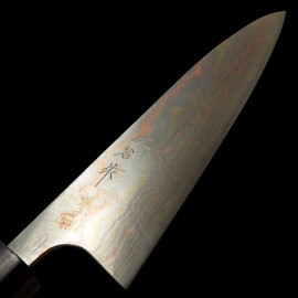 Knife Kasumi Rainbow made by Takeshi Saji Gyuto Chef versatile 21 cm Chroma SJ06