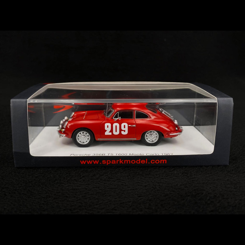 1/43 Spark Porsche 365B T5 モンテカルロ 1962 - ミニカー