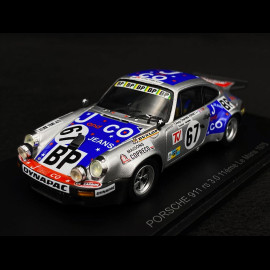 Porsche 911 RS 3.0 n°67 24h Le Mans 1975 1/43 Spark S9807