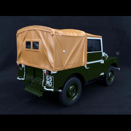 Land Rover 80 RHD Dark Green / Brown 1/12 Schuco 450046700