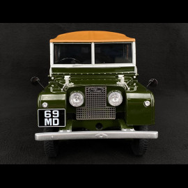 Land Rover 80 RHD Dark Green / Brown 1/12 Schuco 450046700