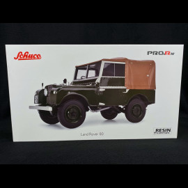 Land Rover 80 RHD Dark Green / Brown 1/12 Schuco 450046700