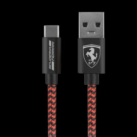 Ferrari USB cable Iphone Ipad Red / Black FETCNYBK