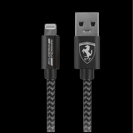 Ferrari USB cable Iphone Ipad Grey / Black FETCNYDG
