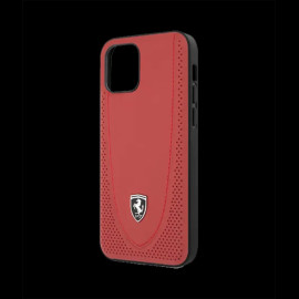 Ferrari hardcase iPhone 12 Pro (6.1") Leather Red FEOGOHCP12MRE