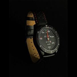 Porsche 911 RS 2.7 Tachometer Uhr schwarz Gehause / schwarz Wahl / weiße Zahlen
