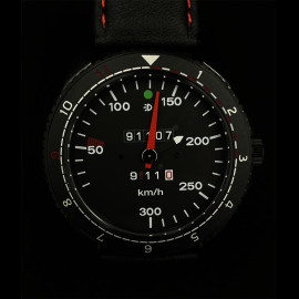 Porsche 911 RS 2.7 speedometer Watch black case / black dial / white numbers