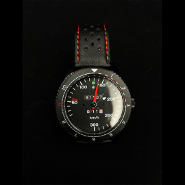 Porsche 911 RS 2.7 speedometer Watch black case / black dial / white numbers