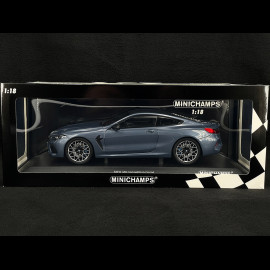BMW M8 Coupe 2020 Metallic Light Blue 1/18 Minichamps 110029024