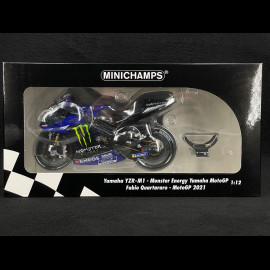 Fabio Quartararo Yamaha YZR-M1 n° 20 World Champion Moto GP 2021 1/12 Minichamps 122213020