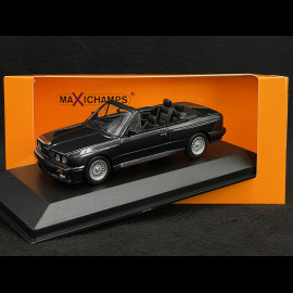 BMW M3 E30 Cabriolet 1988 Black 1/43 Minichamps 940020334