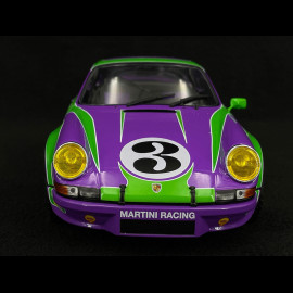 Porsche 911 1973 Purple Hippy Tribute Martini Purple / Green 1/18 Solido S1801117