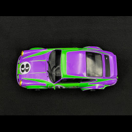 Porsche 911 1973 Purple Hippy Tribute Martini Viola / Grün 1/18 Solido S1801117