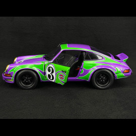Porsche 911 1973 Purple Hippy Tribute Martini Purple / Green 1/18 Solido S1801117