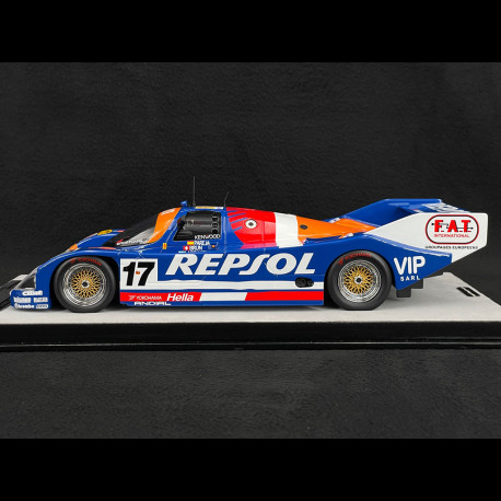 スパーク ポルシェ962C #17 REPSOL LM 1991 Porsche 962 C n° 17 24h Le Mans 1991 1/18 Tecnomodel TM18-271B