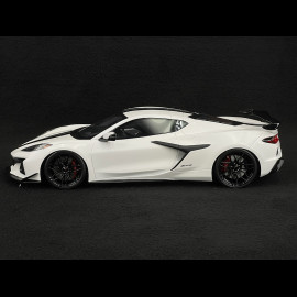 Chevrolet Corvette Z06 Coupé 2023 Arctic White 1/18 Top Speed TS0427