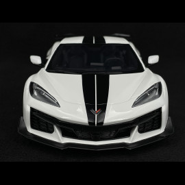 Chevrolet Corvette Z06 Coupé 2023 Arctic White 1/18 Top Speed TS0427