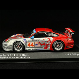 Porsche 911 GT3 RSR Type 997 n° 44 GP Long Beach ALMS 2007 1/43 Minichamps 400076444