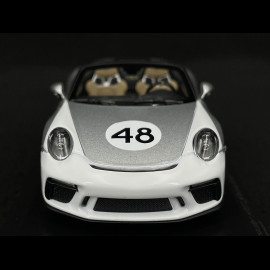 Porsche 911 Speedster Type 991 2019 GT Silber 1/43 Minichamps 410061130