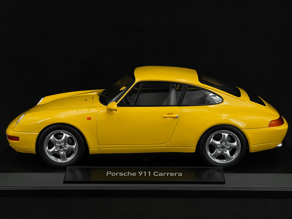 Porsche 911 Carrera Coupé Type 993 1994 Speed Yellow 1/18 Norev