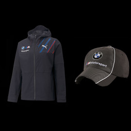 Duo BMW Windbreaker Motorsport Puma + BMW Hat Motorsport Puma Black 701219207-001 / 023089-01 - men