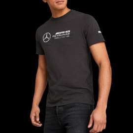 Mercedes AMG T-shirt Petronas F1 Graphic logo Puma Schwartz 538482-01 - Herren
