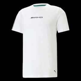 Mercedes AMG T-shirt Petronas F1 MT7 Graphic Puma Weiß 538459-03 - Herren